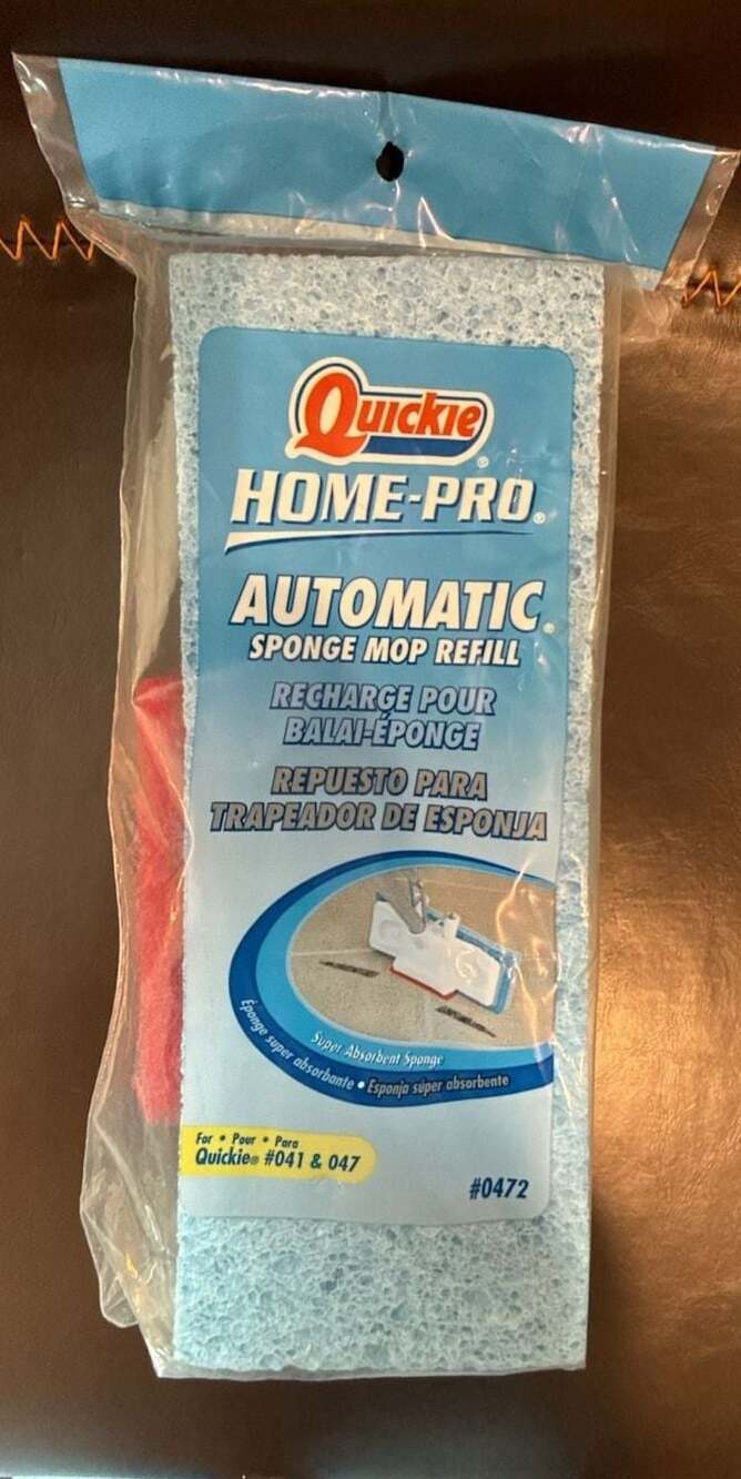 Quickie Home-Pro Automatic Sponge Mop Refill #0472 for Models #041 and #047
